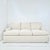 Beautiful A. Rudin english rolled arm sofa #2496, upholstered in an oatmeal Belgian Linen, with 8-way hand tied...