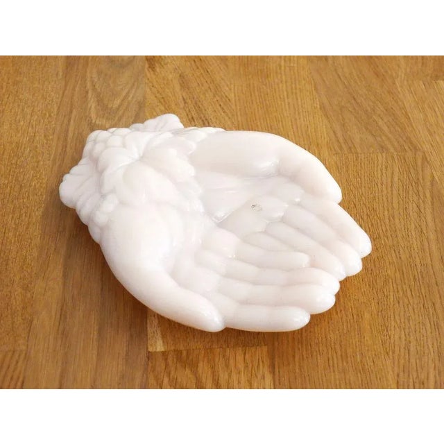 Early 20th Century Hands Cup in Pale Pink Opaline from Westmoreland, Usa, 1890s For Sale - Image 10 of 10