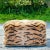 Vintage Boho Tufted Tiger Ottoman For Sale In New York - Image 6 of 6