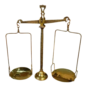 French 18th Century Iron and Brass "Balance/Scale”