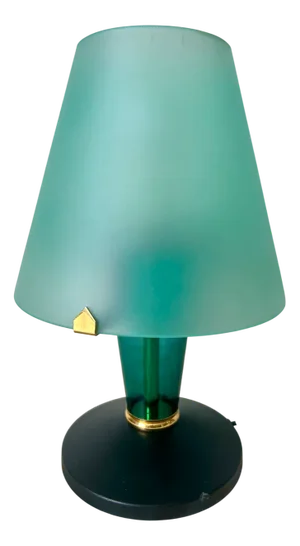 Green Murano Glass Lamp, 1980s