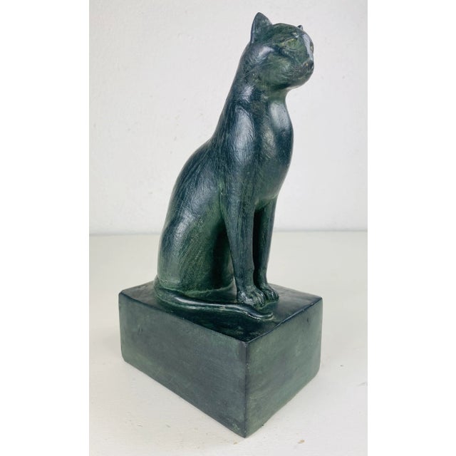 1960s Mid Century Vintage Austin Production Feline Sculpture For Sale - Image 5 of 11