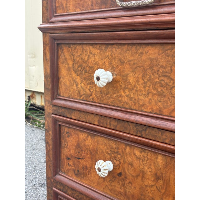 Walnut Chest of Five Drawers For Sale - Image 16 of 18