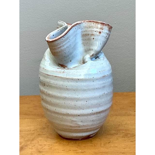 Late 20th Century Vintage Abstract Ceramic Vase For Sale - Image 5 of 12