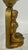 Gold Vintage Art Deco Chalk Ware Sculptural Lamp. For Sale - Image 8 of 12