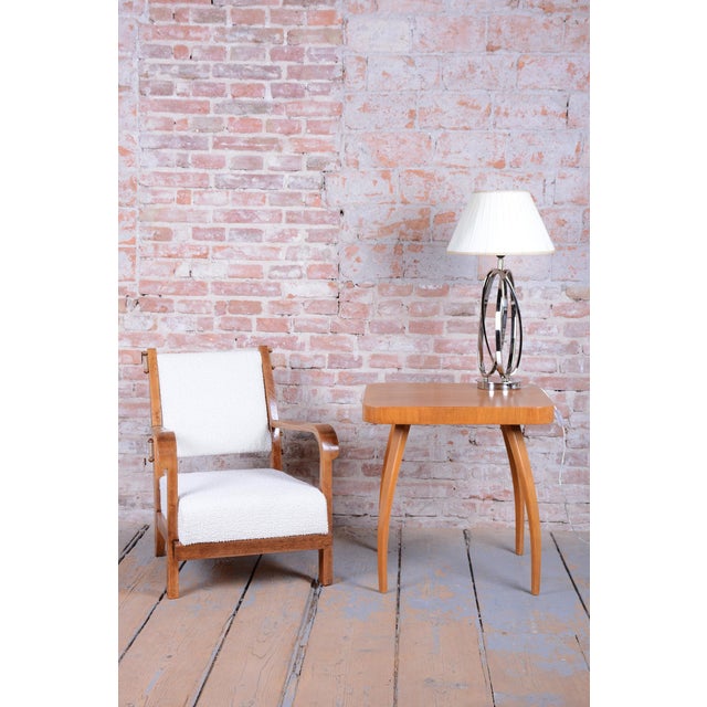 This pair of armchairs is an excellent example of Czechoslovak Art Deco from the 1930s. The famous Krasna jizba...