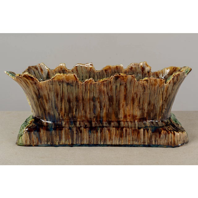 English Majolica Jardinière For Sale In Orlando - Image 6 of 12