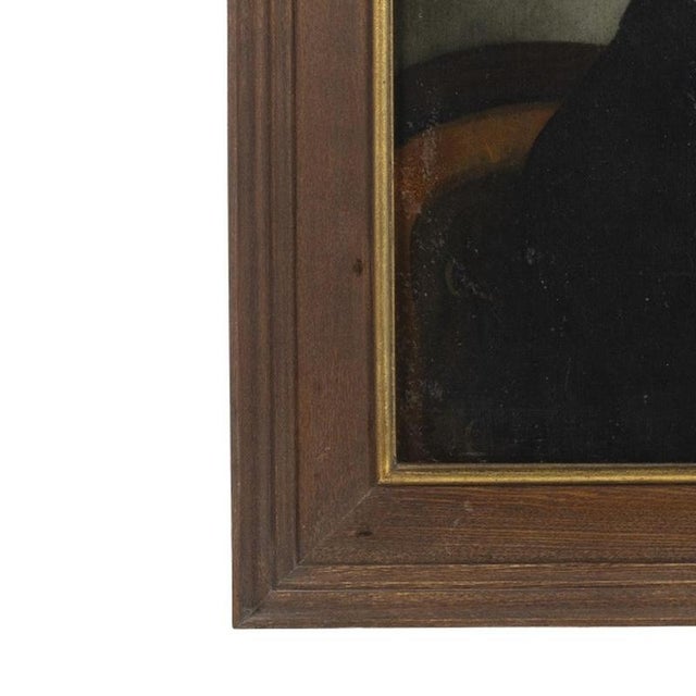 Portuguese School Artist, Portrait of Boy, 19th Century, Oil on Canvas For Sale - Image 3 of 6