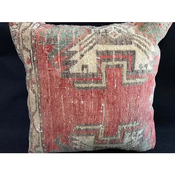 Textile 1960s Oushak Peach Pillow Case For Sale - Image 7 of 10