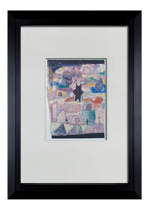 Paul Klee Lithograph "Among Black Star" Limited Ed. W/Frame Included