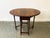 Edwardian Extending Oak Drop Leaf Barley Twist Side Table For Sale - Image 6 of 6