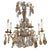 Period French Eight-Light Bronze and Crystal Chandelier For Sale