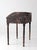 Black Antique Primitive Painted Wood Writing Desk With Cubbies For Sale - Image 8 of 18