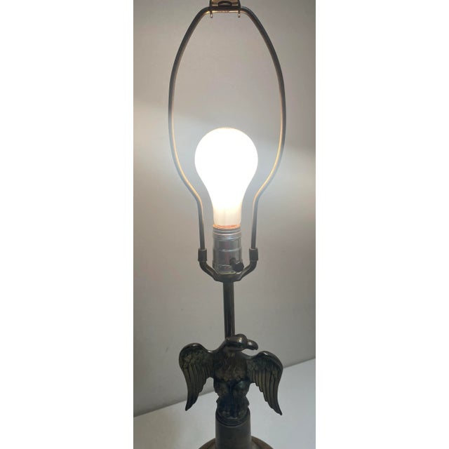 Vintage Table Lamp - Gold Eagle - Federal Style For Sale - Image 11 of 11