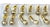 Vintage Silver & Gold Eggplant Place Card Holders Twenty Available – Set of 4 For Sale - Image 10 of 10