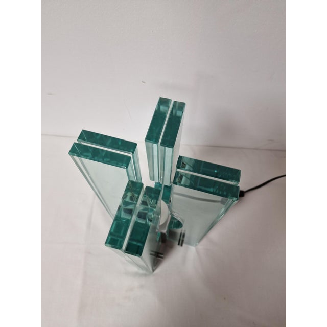 Glass Table Lamp attributed to Giorgio Reggiori for Gallotti & Radice, 1960s For Sale - Image 13 of 14