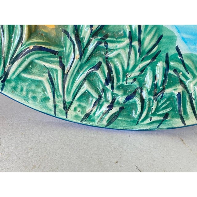 Majolica Plates Representing Saint Tropez, 1960s, Set of 10 For Sale - Image 12 of 17