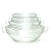 Mid 20th Century Clear Ribbed Glass Manhattan Serving Bowls by Anchor Hocking - Set of 4 For Sale - Image 5 of 12