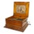 Regina Oak Double Comb Disk Music Box Signed C1890 For Sale