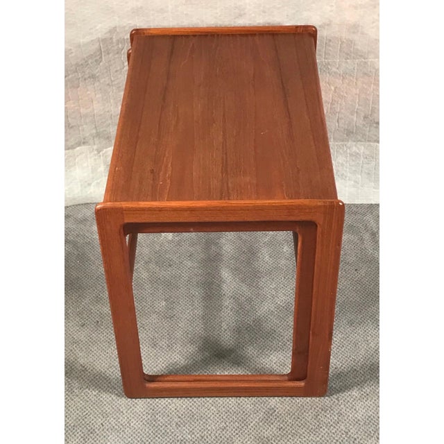 1960s Morgen-Kohl, Denmark Mid-Century Nesting Tables - Set of 2 For Sale - Image 4 of 7