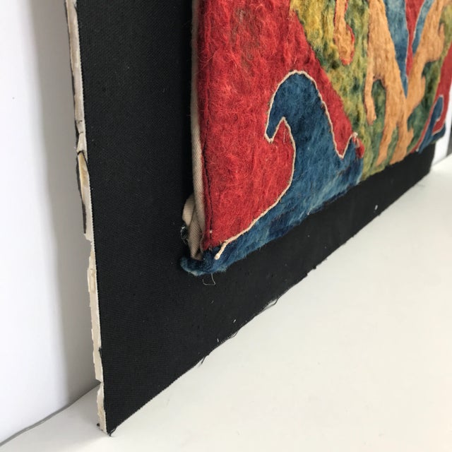 Antique Turkish Felt Wool Art For Sale - Image 9 of 13