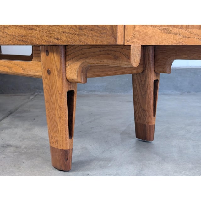 Mid-Century Modern Oak Buffet/Credenza by Edmond J. Spence "Coronation" Line, C1950s For Sale - Image 10 of 17