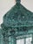 1950s 1950s Mediterranean Decorative Patina 3 Light Cluster Lanterns With Matching Chain and Canopy - Pair For Sale - Image 5 of 12