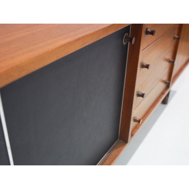 Wooden Sideboard with Black Doors by George Coslin For Sale - Image 6 of 16