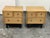 Mid 20th Century American of Martinsville Blonde Walnut Nightstands, Pair For Sale - Image 9 of 12
