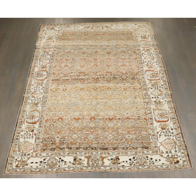 Early 20th Century Antique Zabihi Collection Persian Malayer Rug - 7' x 9'10" For Sale - Image 5 of 10