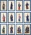 A beautiful set of 12 Chinese paintings on pith contained within their original album.The album comprises twelve...