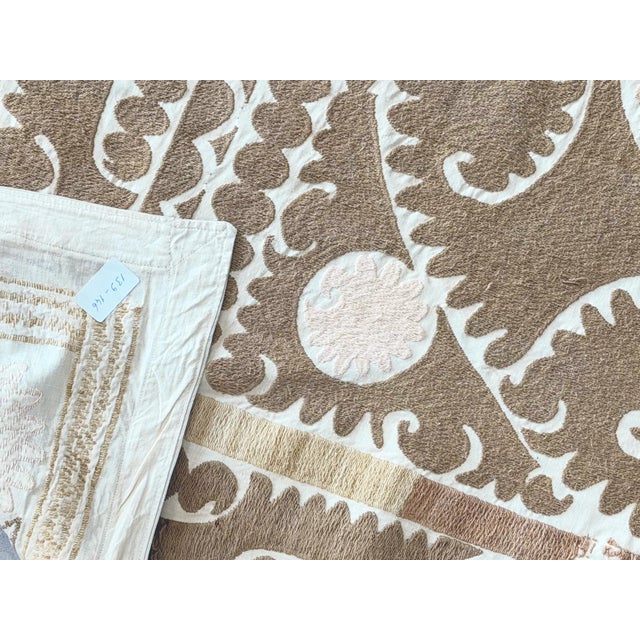 Suzani Wall Hanging Decor - Handmade Embroidery For Sale In New York - Image 6 of 6