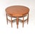 Brown Vintage Danish Teak Dinette Dining Table and Chairs by Hans Olsen for Frem Røjle, 1960, Set of 7 For Sale - Image 8 of 18