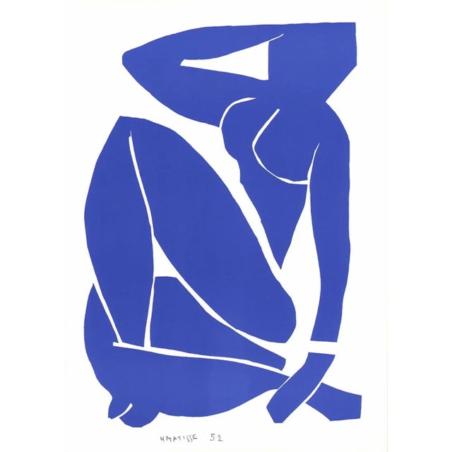 Artist: Henri Matisse Country: France Title: Blue Nude 3 Medium: Lithograph Paper Size: 14 x 10 inch Printed: 1984 in USA...