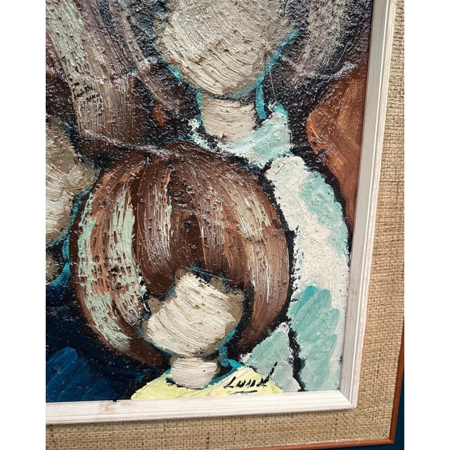 Erik Lund, Trio, 1950s, Oil on Canvas, Framed For Sale - Image 16 of 18