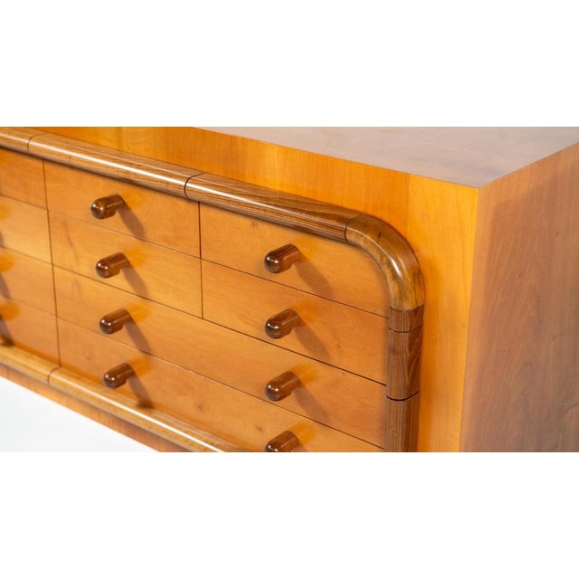 Mid-Century Walnut Sideboard with Drawers, Italy, 1960s For Sale - Image 3 of 13
