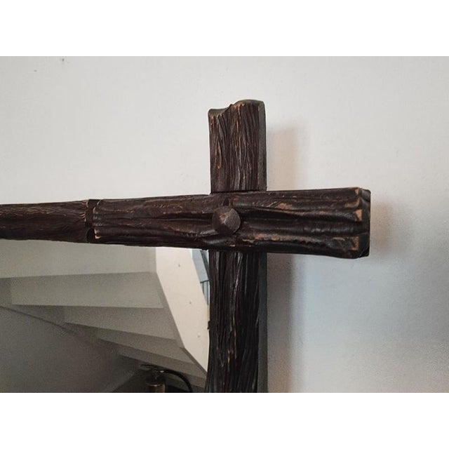 Swedish Mirror with Wooden Frame from August Bergin & Co. For Sale - Image 4 of 6