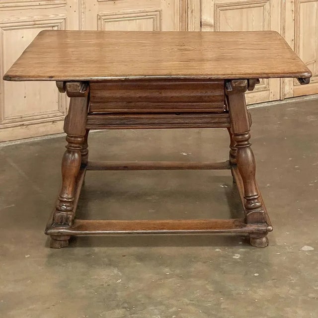 Wood 18th Century Dutch Center Table ~ Library Table For Sale - Image 7 of 13