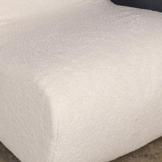 Lounge Chairs in Cream Bouclé, 1980, Set of 4 For Sale - Image 10 of 16