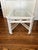 Hollywood Regency Vintage White Lacquer Fretwork Coffee Table For Sale - Image 3 of 7