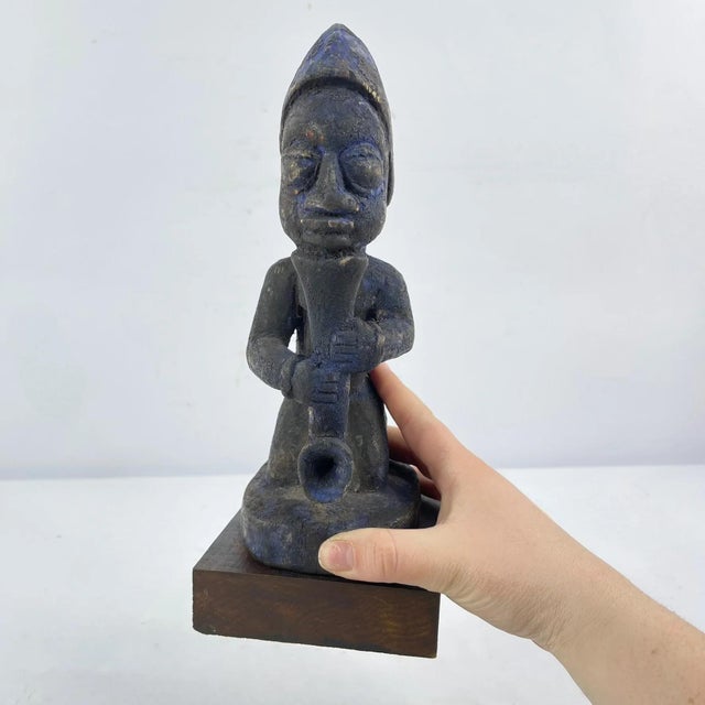 Early 20th Century Yoruba Shango Warrior Wood Figure Nigeria For Sale In Denver - Image 6 of 6