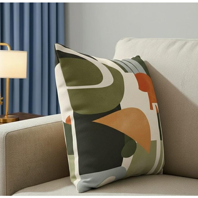 Arts & Crafts Exquisite Luxury Arts & Crafts Sofa Cushions – 1920s Design Cushion Cover With Insert For Sale - Image 3 of 3