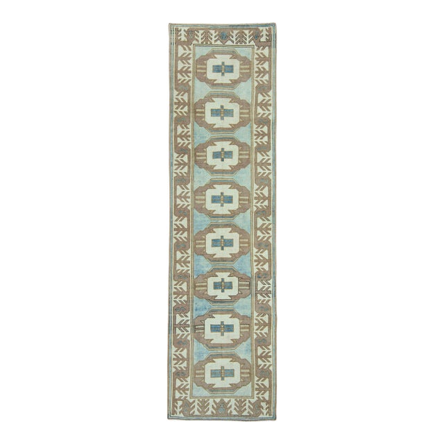 Turkish Vintage Rug 2'11" x 10'6" #20798 For Sale