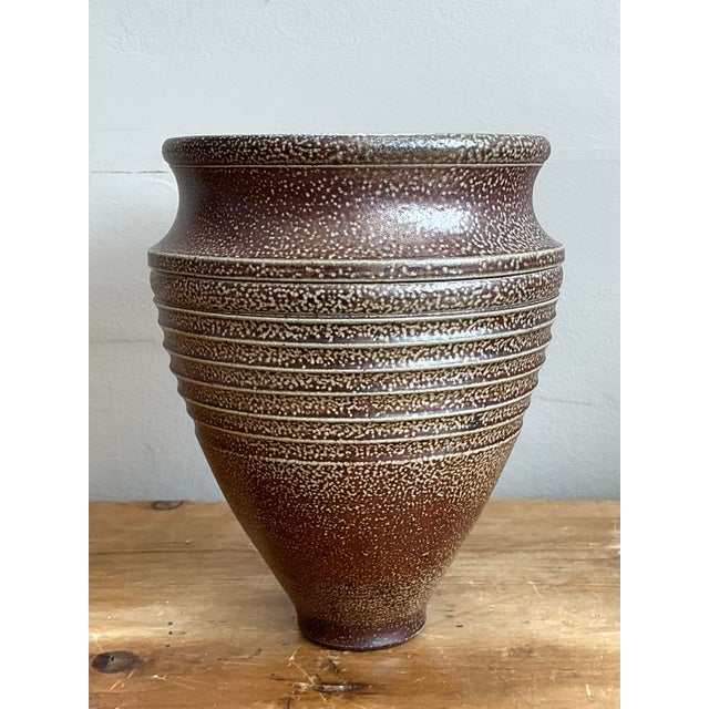 Vintage Original Studio Pottery Vase For Sale - Image 12 of 12