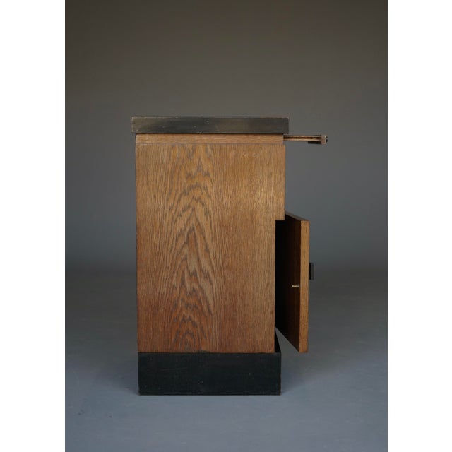 Wood Art Deco Nightstand from H. Pander & Zn., 1930s For Sale - Image 7 of 16