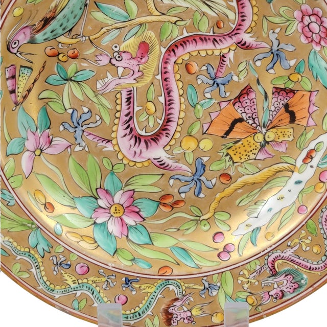 Chinoiserie Plate by C.J. Mason, 1815-1820 For Sale - Image 9 of 13