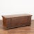 Antique Baroque 18th Century Oak Trunk With Carved Details For Sale - Image 4 of 11