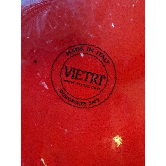 2000 - 2009 Vietri Rosso Vecchio Pitcher For Sale - Image 5 of 12