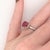 Modern 1.7Ct Ruby Ring With Earth Mined Diamonds Halo: Solid 14k Gold, Cushion Cut 7mm, Size 6.75 For Sale - Image 3 of 14