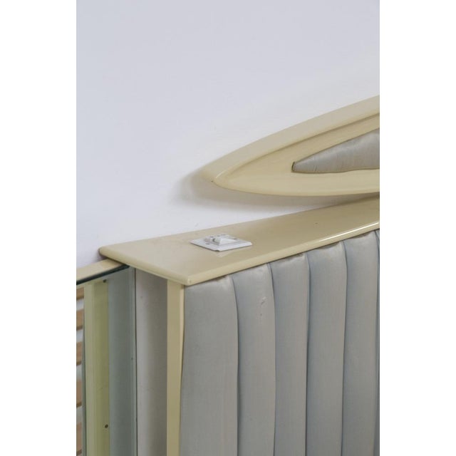 1950s Italian Bed by Giovanni Gariboldi for Gina Lollobrigida, 1950s For Sale - Image 5 of 16